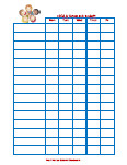 daycare chart